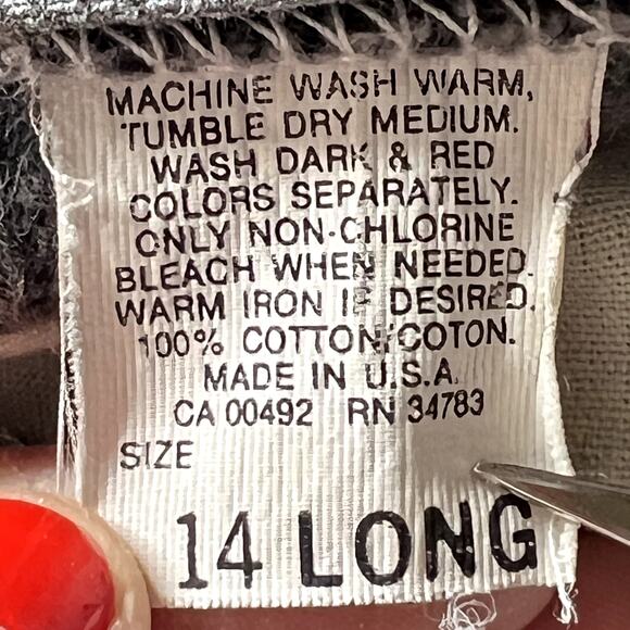 Vintage 90s Lee High-Rise Taper Leg Mom Jeans Washed Black size 29 x 33 - Picture 13 of 15